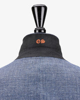 Blue Wool & Linen Jacket