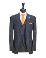 Navy Mohair Lounge Suit