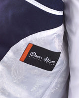 French Blue Flannel 2pc Suit