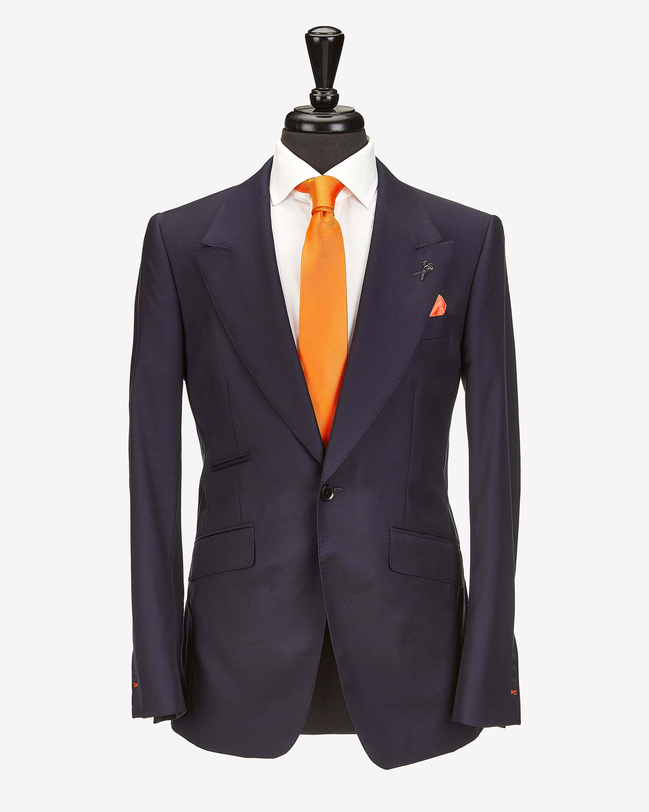 Navy and 2024 orange suit