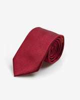 Men's Burgundy Tie - Twill