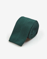 Men's Green Knitted Tie