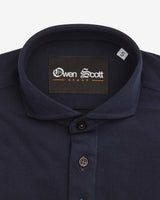Navy Long Sleeve Polo