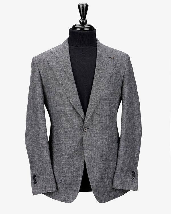 Grey Wool & Linen Jacket