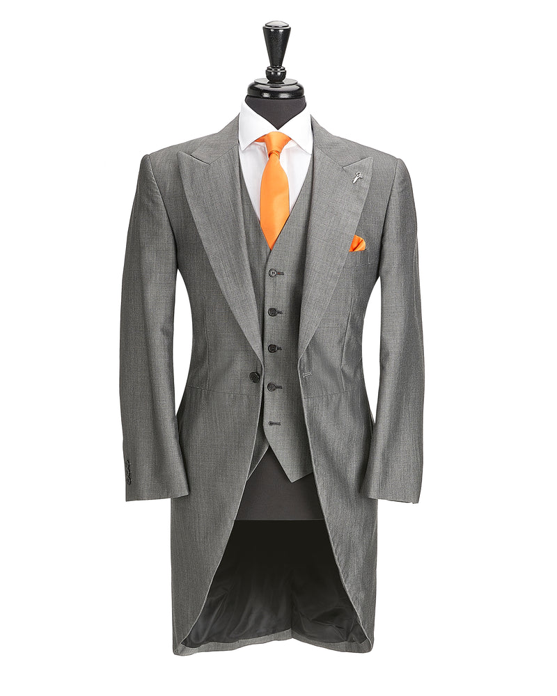 Silver Morning Coat (Hire)