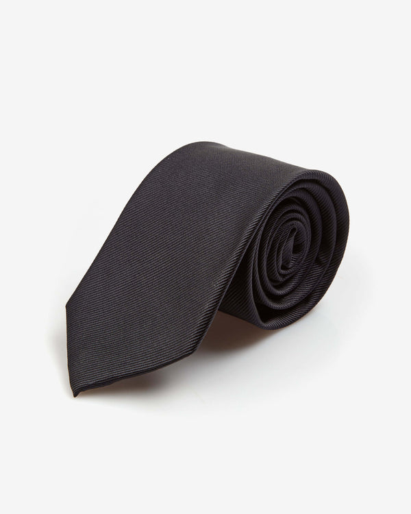 Men's Black Tie - Twill