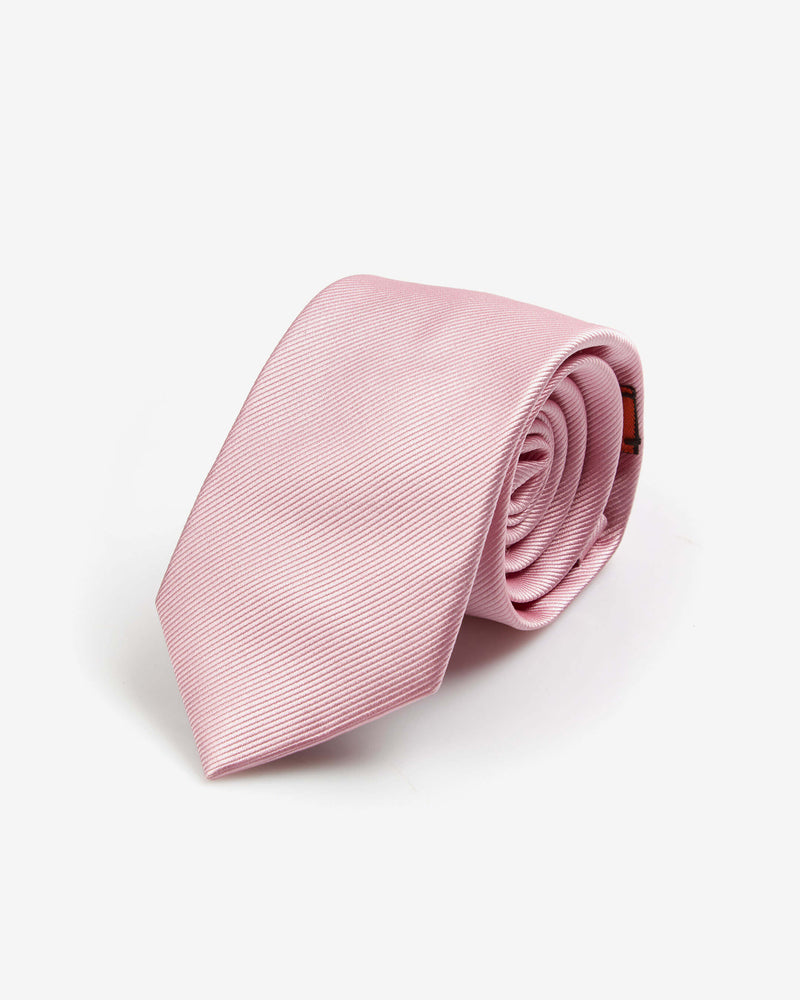Men's Baby Pink Tie - Twill