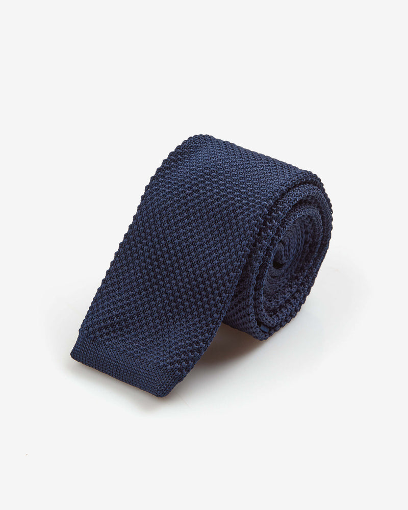 Men's Blue Tie - Wool