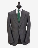 Charcoal Flannel 2pc Suit