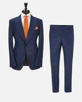 French Blue Flannel 2pc Suit